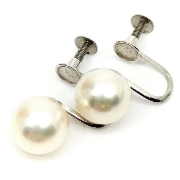 Jewelry Earring Pearl Platinum 1842351